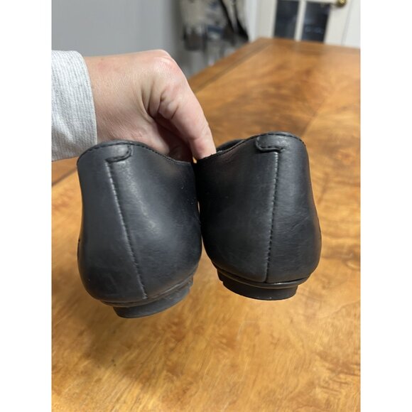 BORN Sebra Women's 9 M Flats Shoes Black Leather Slip On Comfort Loafers Walking - Picture 7 of 9